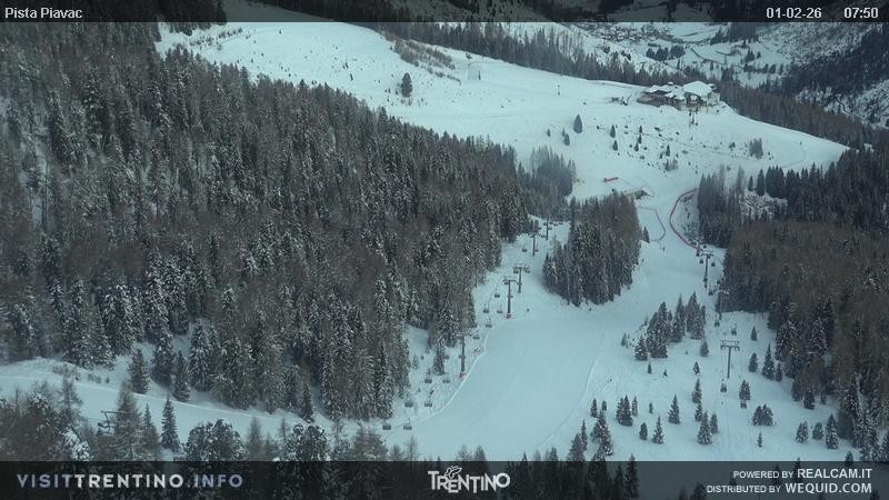 Archiv Foto Webcam Piste Piavac, Fassatal