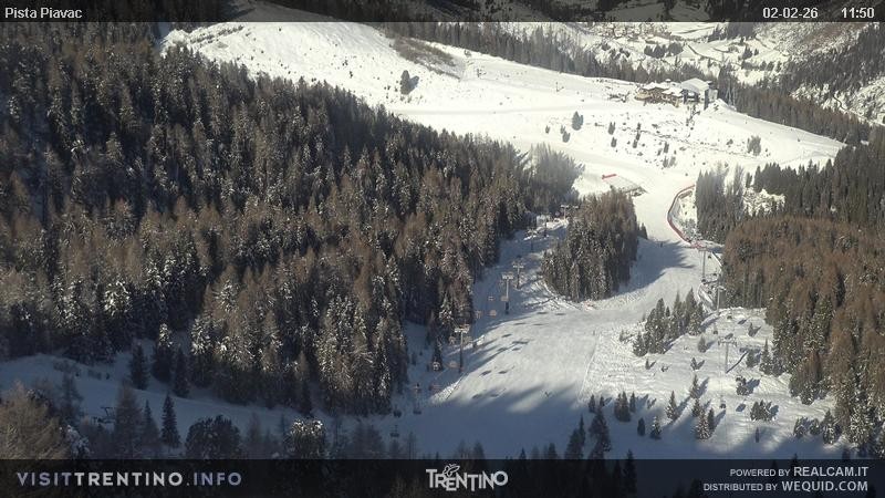 Archiv Foto Webcam Piste Piavac, Fassatal