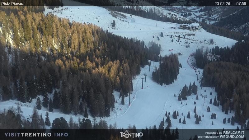 Archiv Foto Webcam Piste Piavac, Fassatal