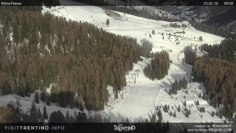 Archiv Foto Webcam Piste Piavac, Fassatal