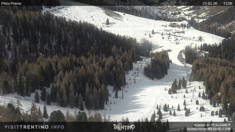 Archiv Foto Webcam Piste Piavac, Fassatal