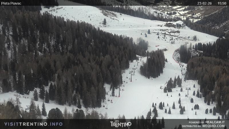 Archiv Foto Webcam Piste Piavac, Fassatal