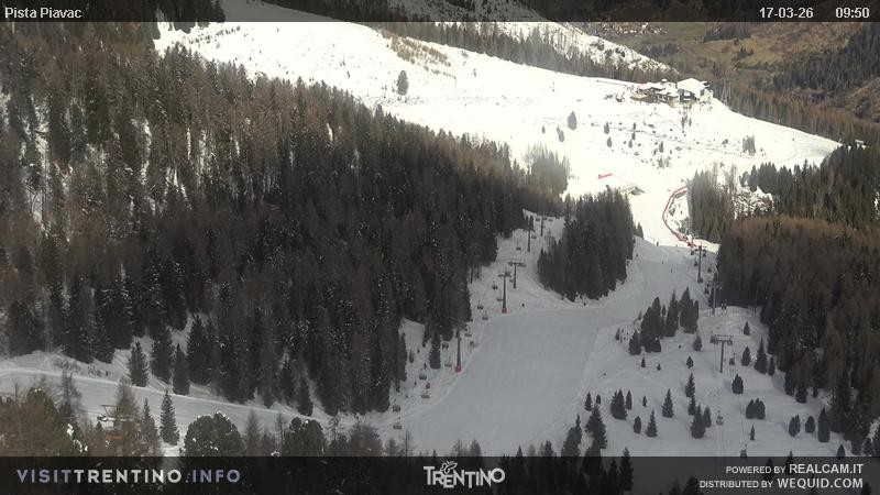 Archiv Foto Webcam Piste Piavac, Fassatal