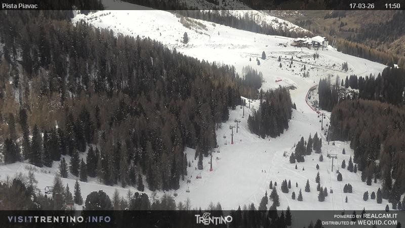 Archiv Foto Webcam Piste Piavac, Fassatal
