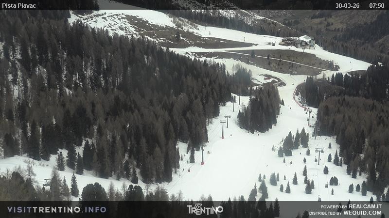 Archiv Foto Webcam Piste Piavac, Fassatal
