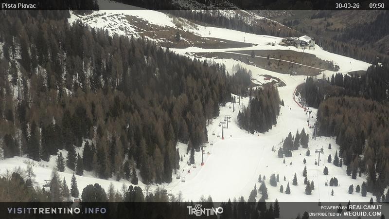 Archiv Foto Webcam Piste Piavac, Fassatal