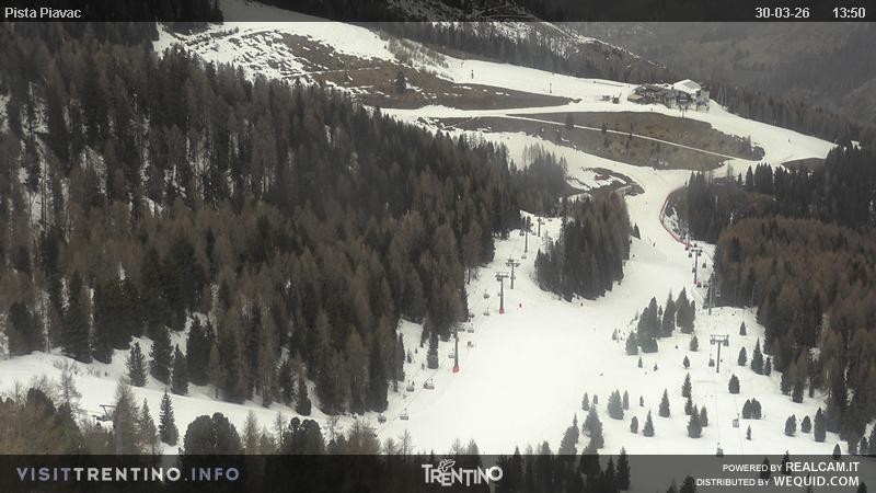 Archiv Foto Webcam Piste Piavac, Fassatal