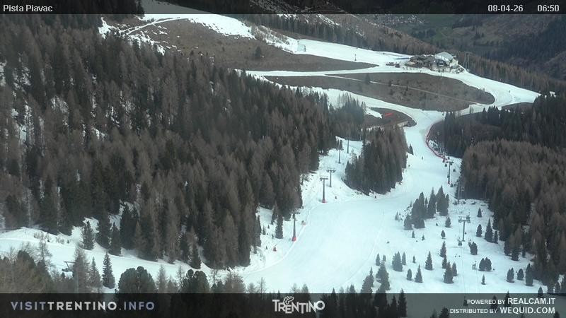 Archiv Foto Webcam Piste Piavac, Fassatal