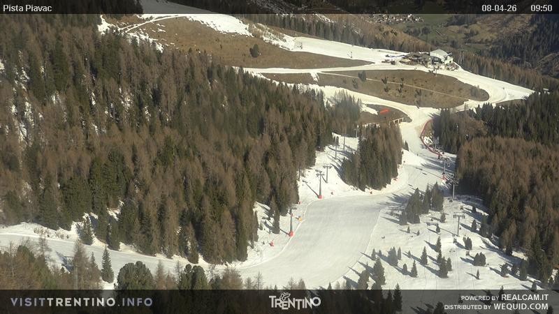 Archiv Foto Webcam Piste Piavac, Fassatal
