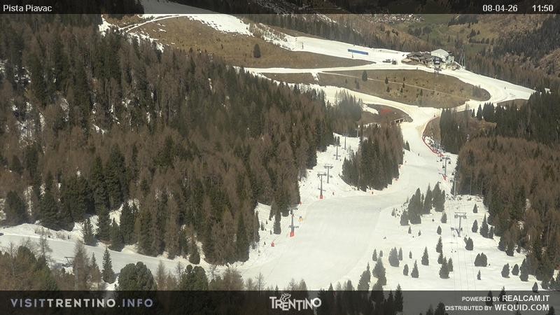 Archiv Foto Webcam Piste Piavac, Fassatal