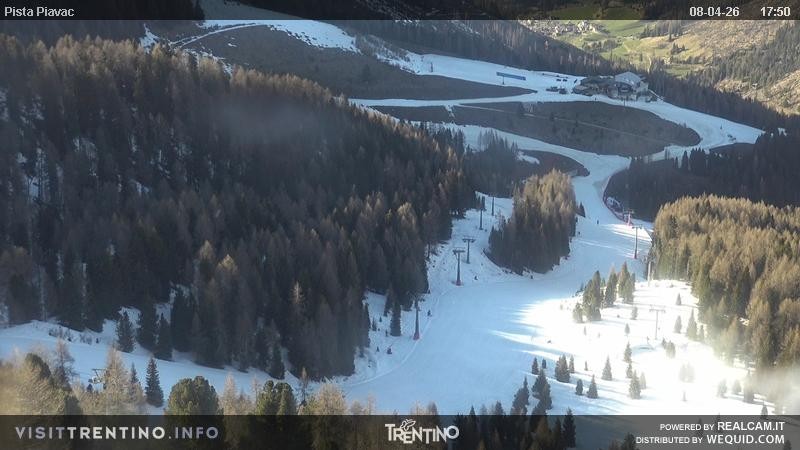 Archiv Foto Webcam Piste Piavac, Fassatal