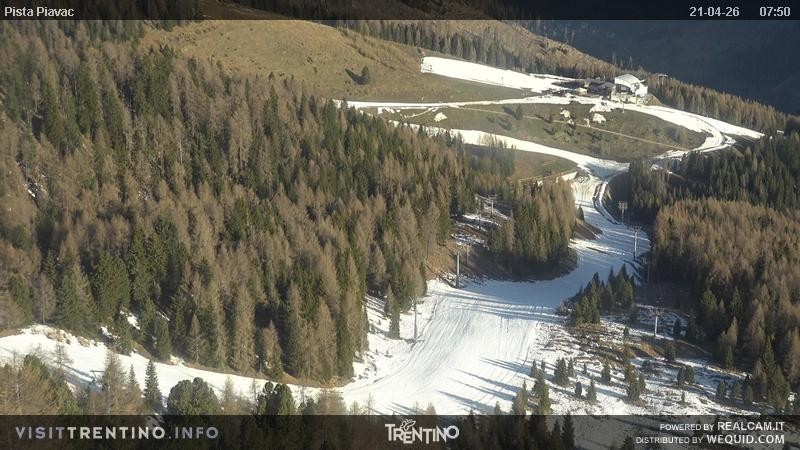 Archiv Foto Webcam Piste Piavac, Fassatal