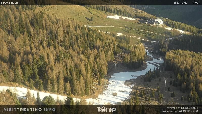 Archiv Foto Webcam Piste Piavac, Fassatal