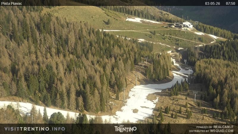 Archiv Foto Webcam Piste Piavac, Fassatal