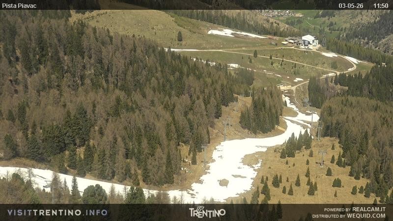 Archiv Foto Webcam Piste Piavac, Fassatal