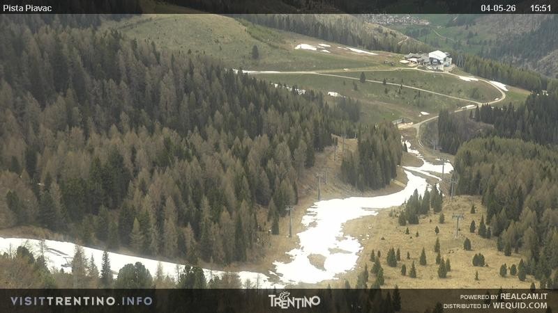 Archiv Foto Webcam Piste Piavac, Fassatal