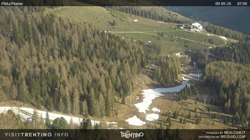 Archiv Foto Webcam Piste Piavac, Fassatal