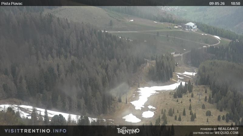 Archiv Foto Webcam Piste Piavac, Fassatal