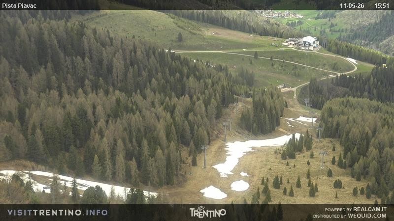 Archiv Foto Webcam Piste Piavac, Fassatal
