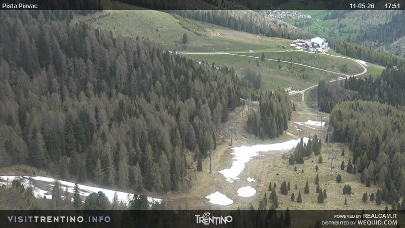 Archiv Foto Webcam Piste Piavac, Fassatal