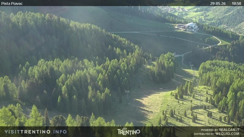 Archiv Foto Webcam Piste Piavac, Fassatal
