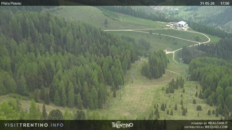 Archiv Foto Webcam Piste Piavac, Fassatal
