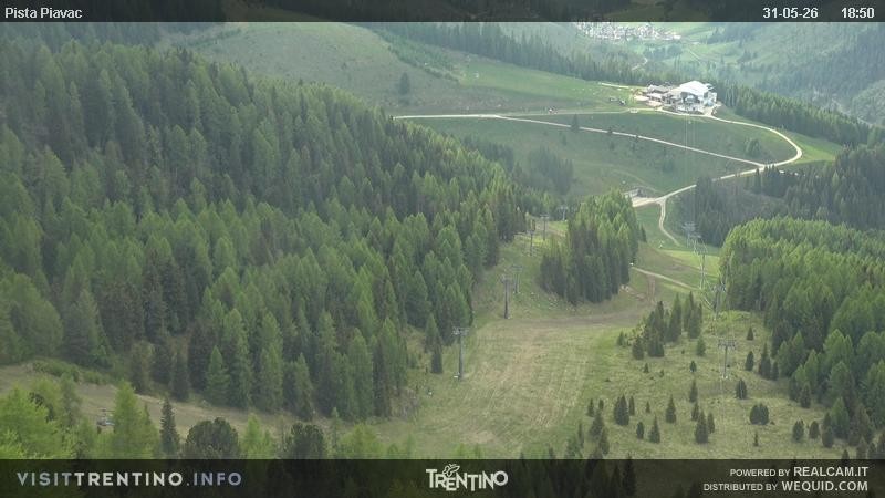 Archiv Foto Webcam Piste Piavac, Fassatal