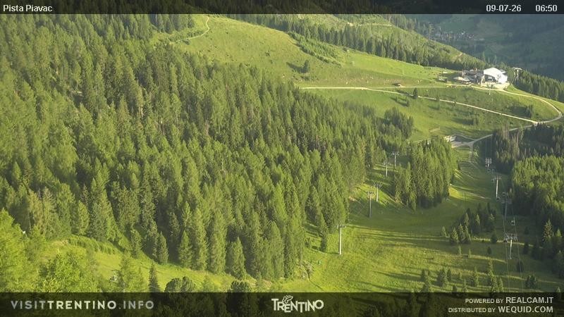 Archiv Foto Webcam Piste Piavac, Fassatal