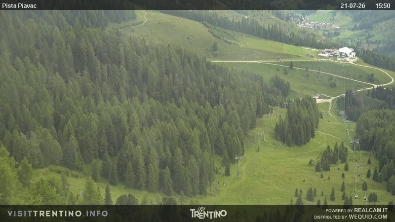 Archiv Foto Webcam Piste Piavac, Fassatal