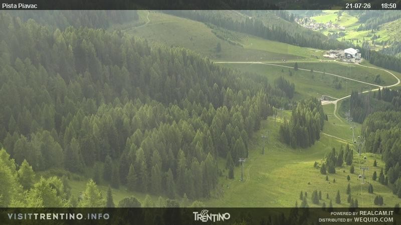 Archiv Foto Webcam Piste Piavac, Fassatal