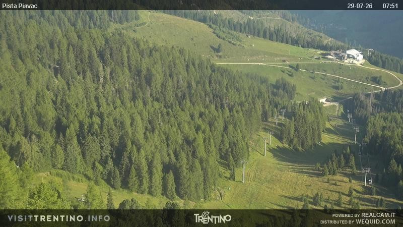 Archiv Foto Webcam Piste Piavac, Fassatal