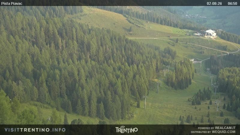 Archiv Foto Webcam Piste Piavac, Fassatal
