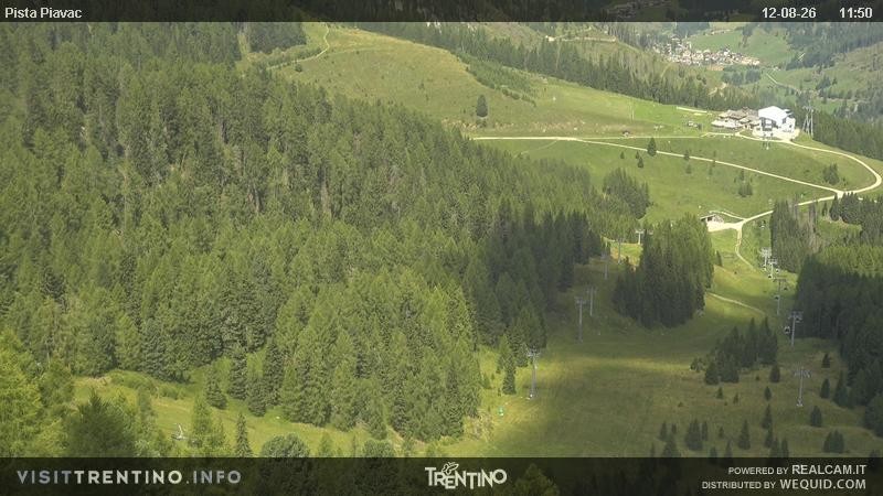 Archiv Foto Webcam Piste Piavac, Fassatal