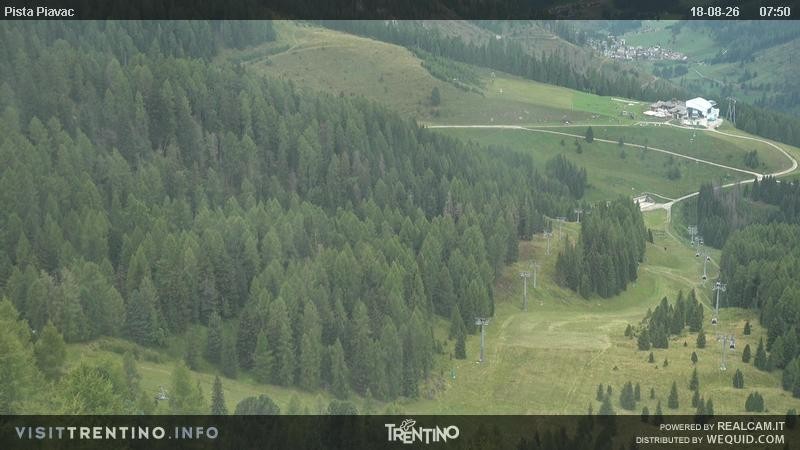 Archiv Foto Webcam Piste Piavac, Fassatal