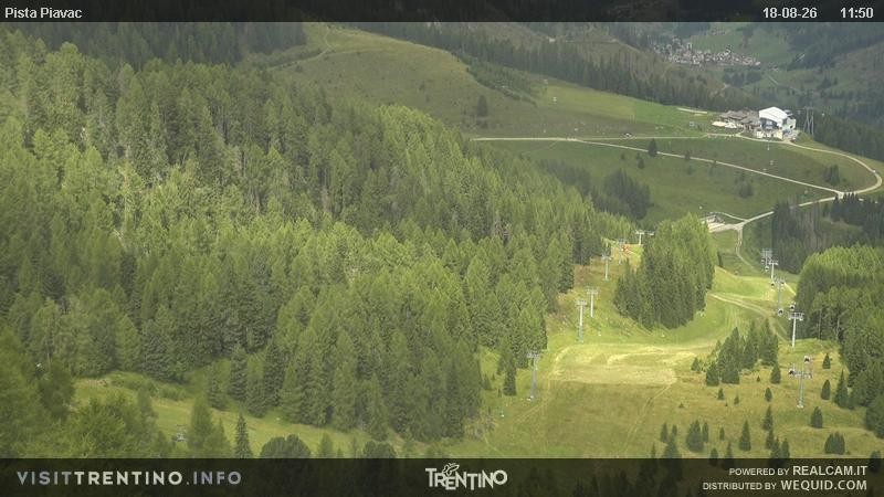 Archiv Foto Webcam Piste Piavac, Fassatal