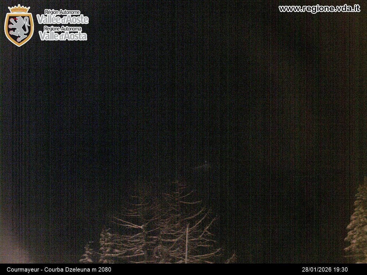 Archiv Foto Webcam Courmayeur im Aostatal