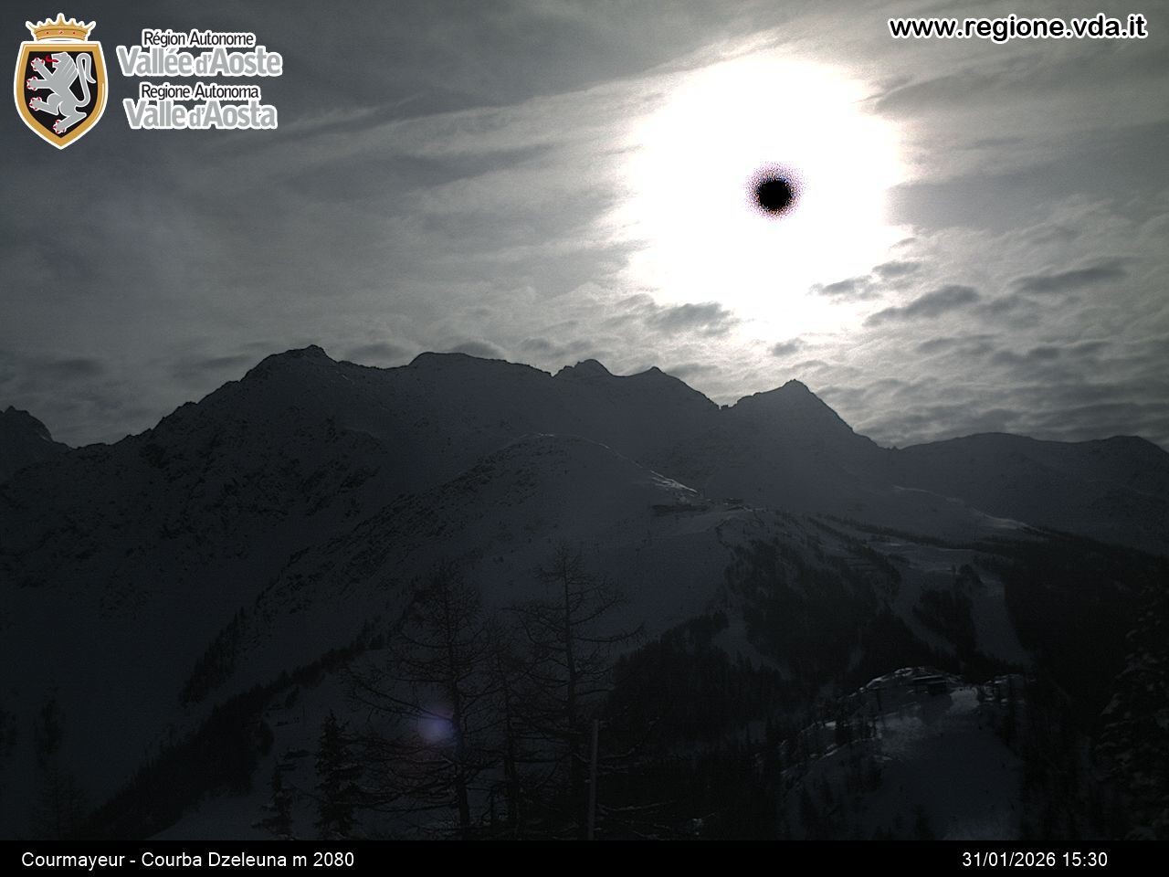 Archiv Foto Webcam Courmayeur im Aostatal