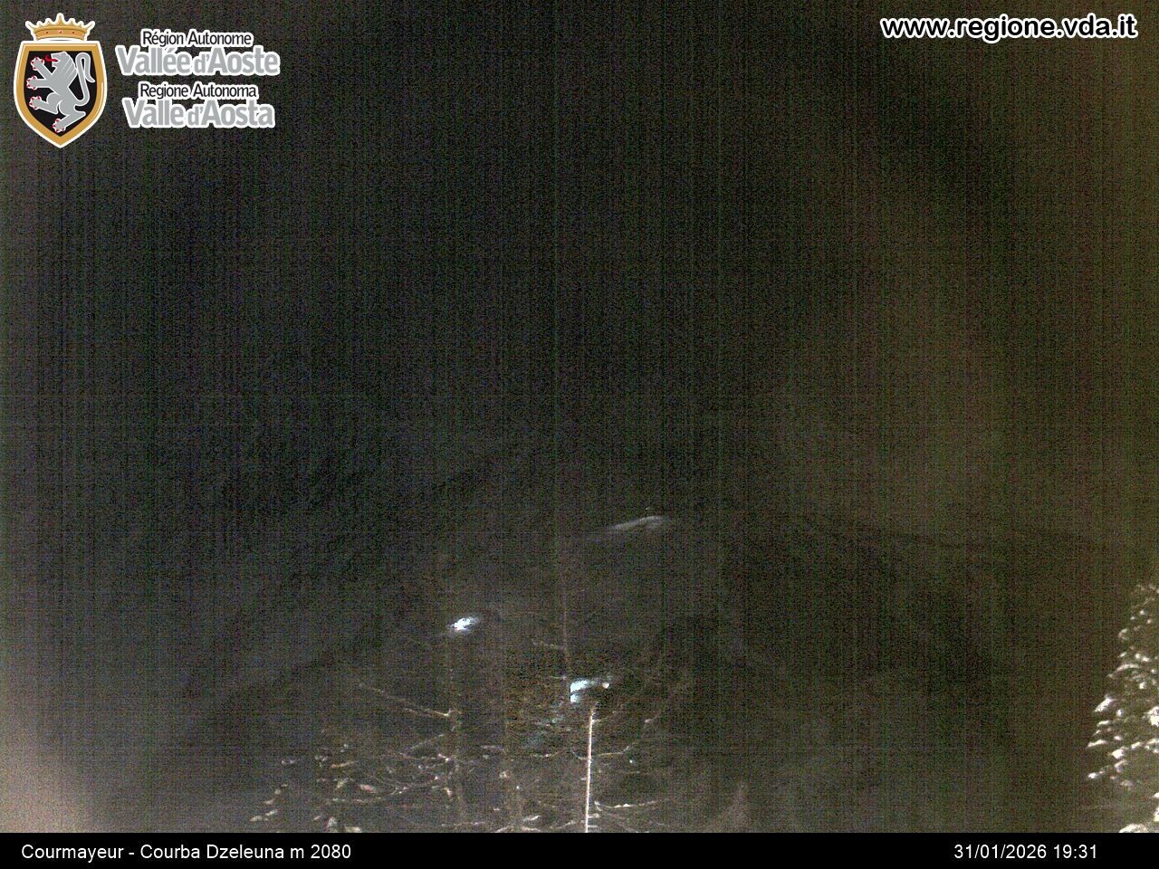 Archiv Foto Webcam Courmayeur im Aostatal
