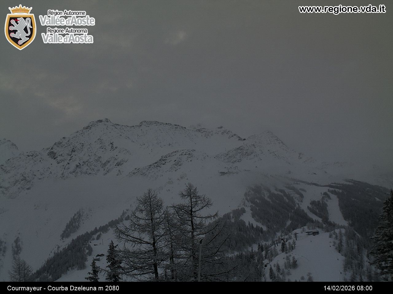 Archiv Foto Webcam Courmayeur im Aostatal
