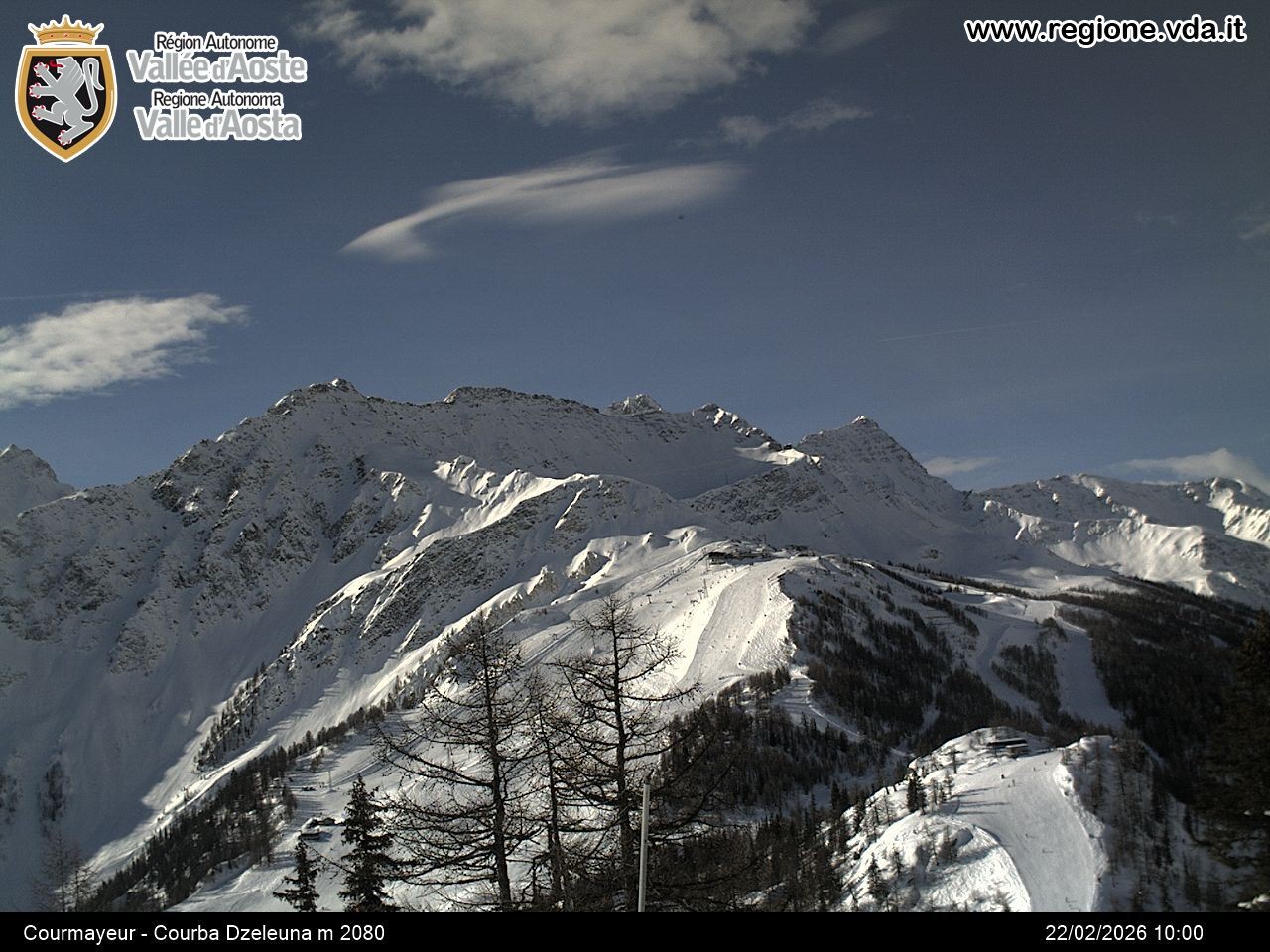 Archiv Foto Webcam Courmayeur im Aostatal