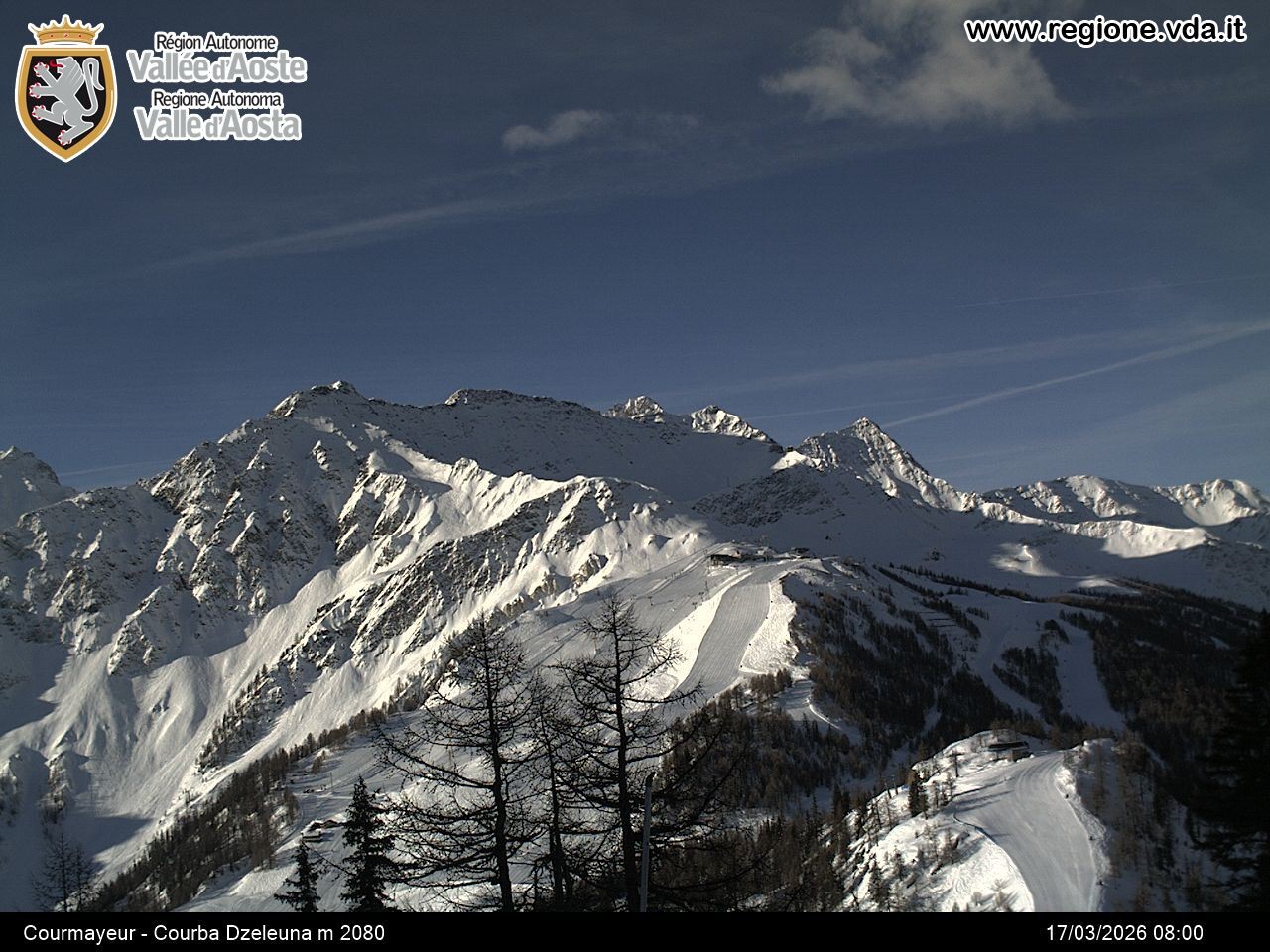 Archiv Foto Webcam Courmayeur im Aostatal