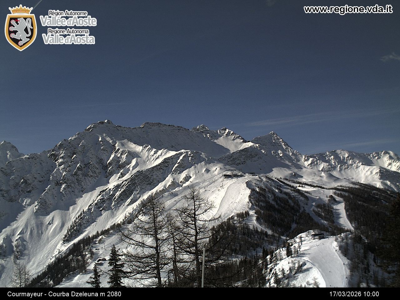 Archiv Foto Webcam Courmayeur im Aostatal