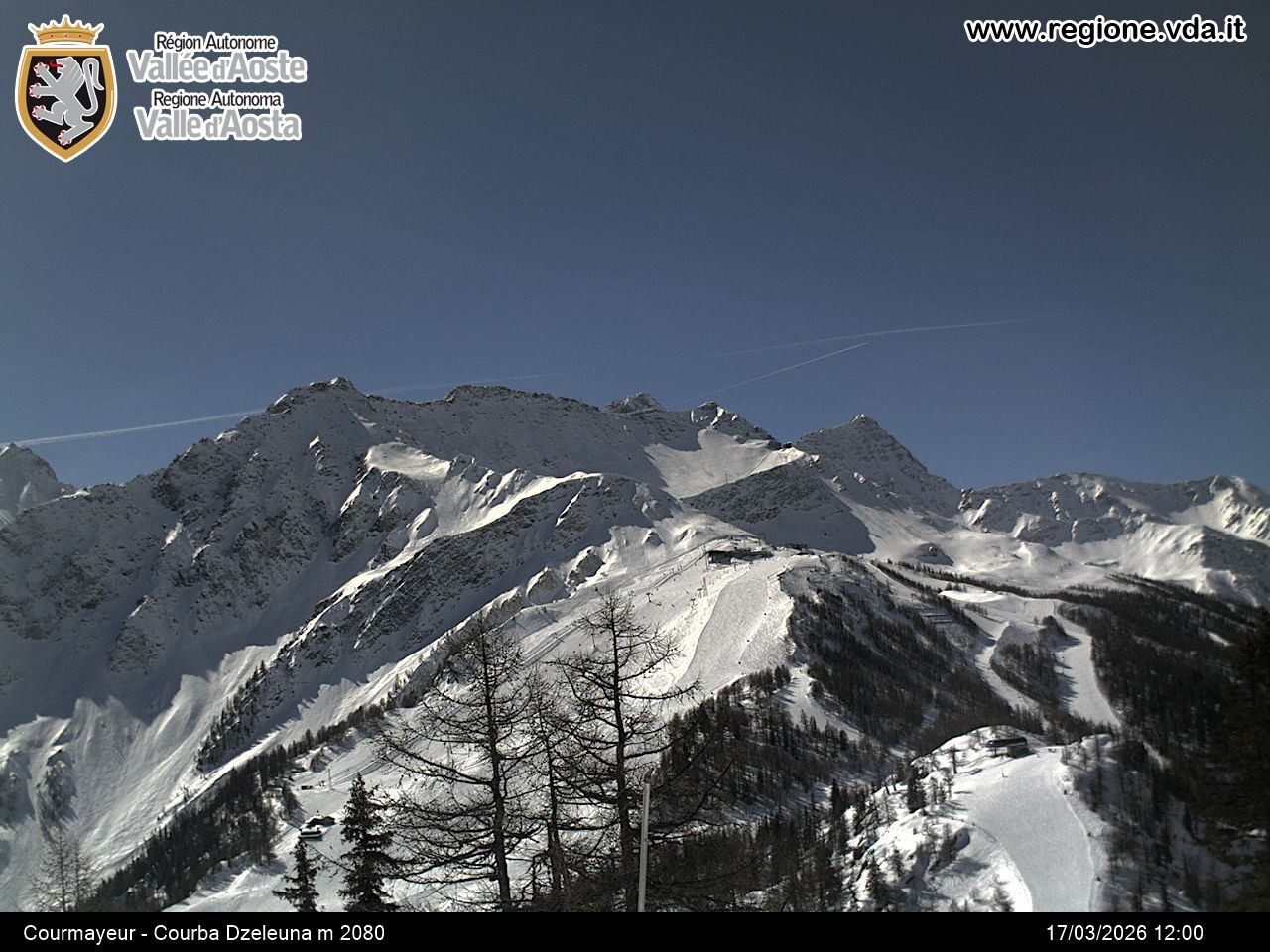 Archiv Foto Webcam Courmayeur im Aostatal