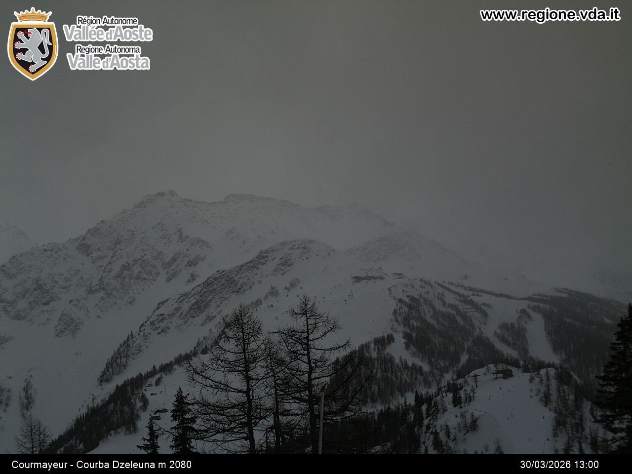 Archiv Foto Webcam Courmayeur im Aostatal