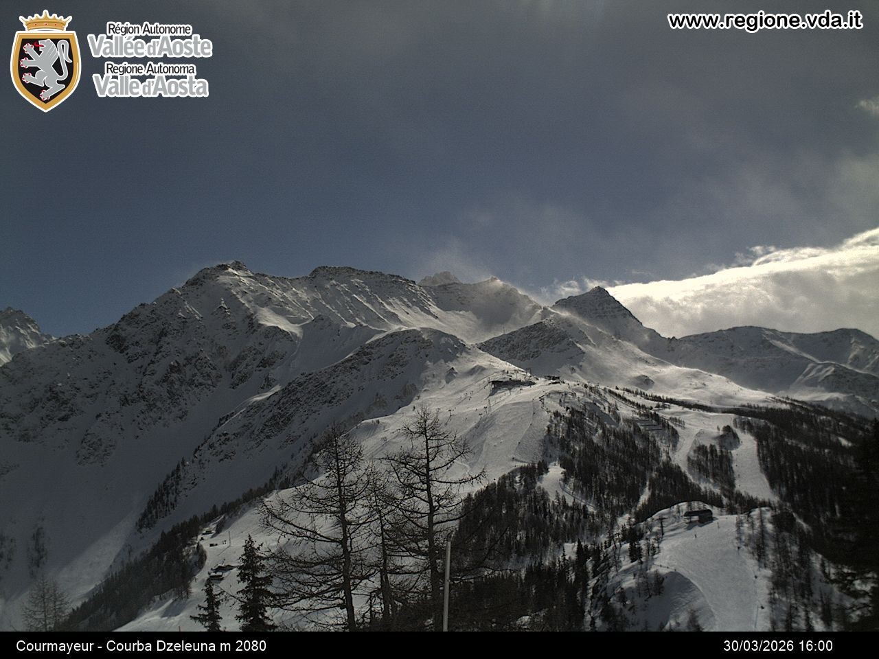 Archiv Foto Webcam Courmayeur im Aostatal