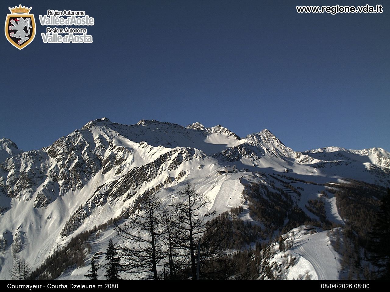 Archiv Foto Webcam Courmayeur im Aostatal