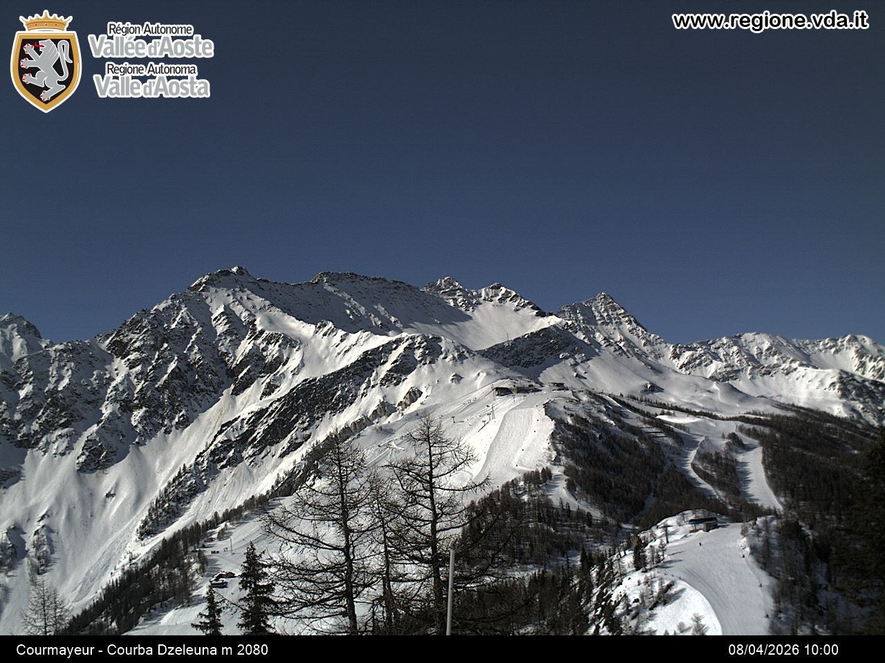 Archiv Foto Webcam Courmayeur im Aostatal