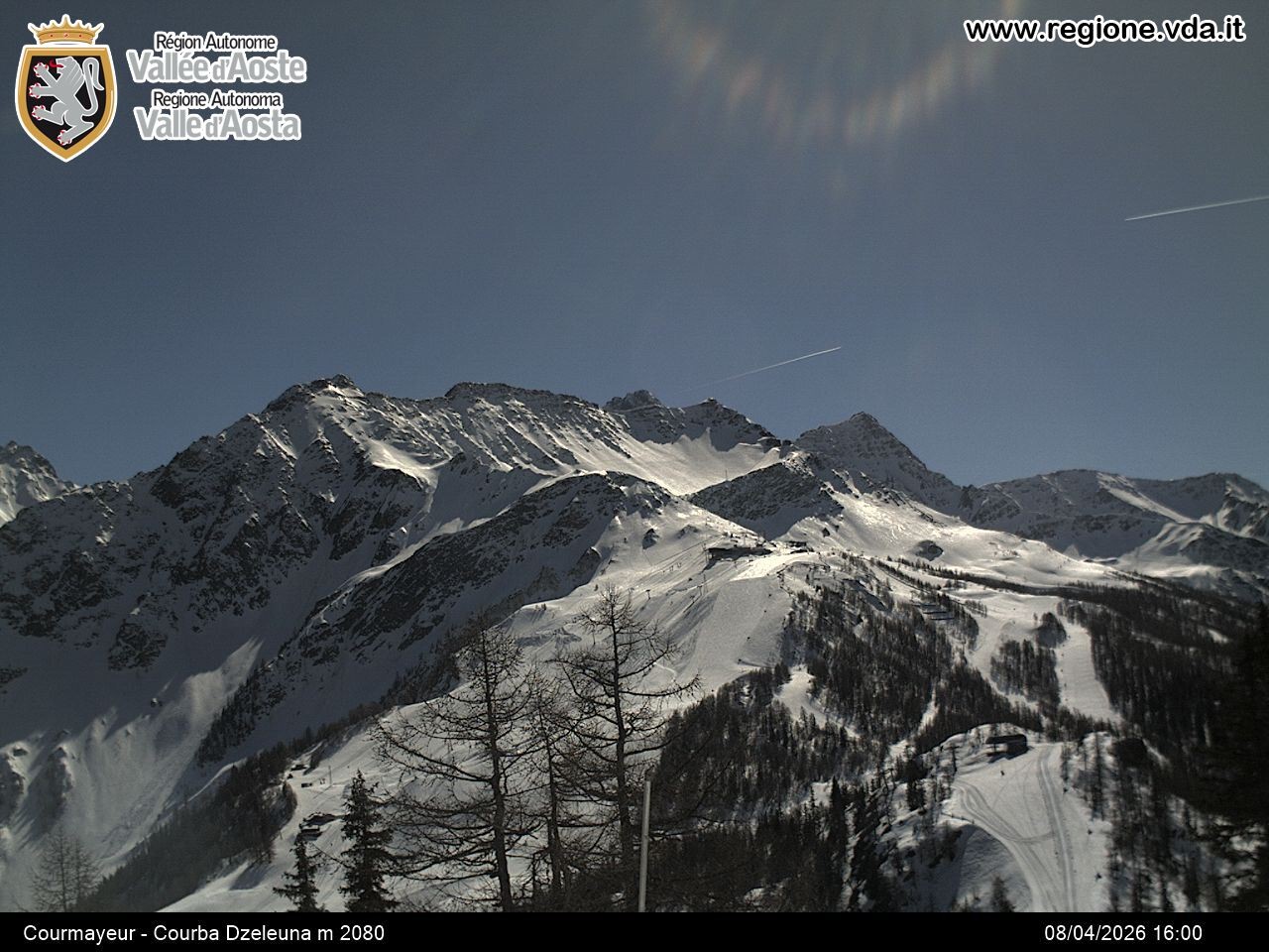 Archiv Foto Webcam Courmayeur im Aostatal