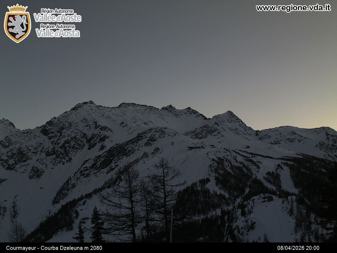 Archiv Foto Webcam Courmayeur im Aostatal