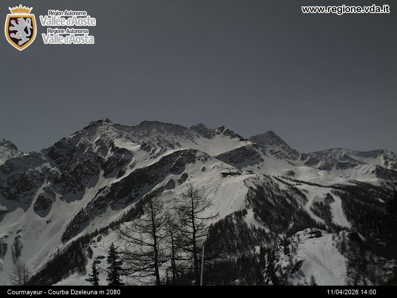 Archiv Foto Webcam Courmayeur im Aostatal